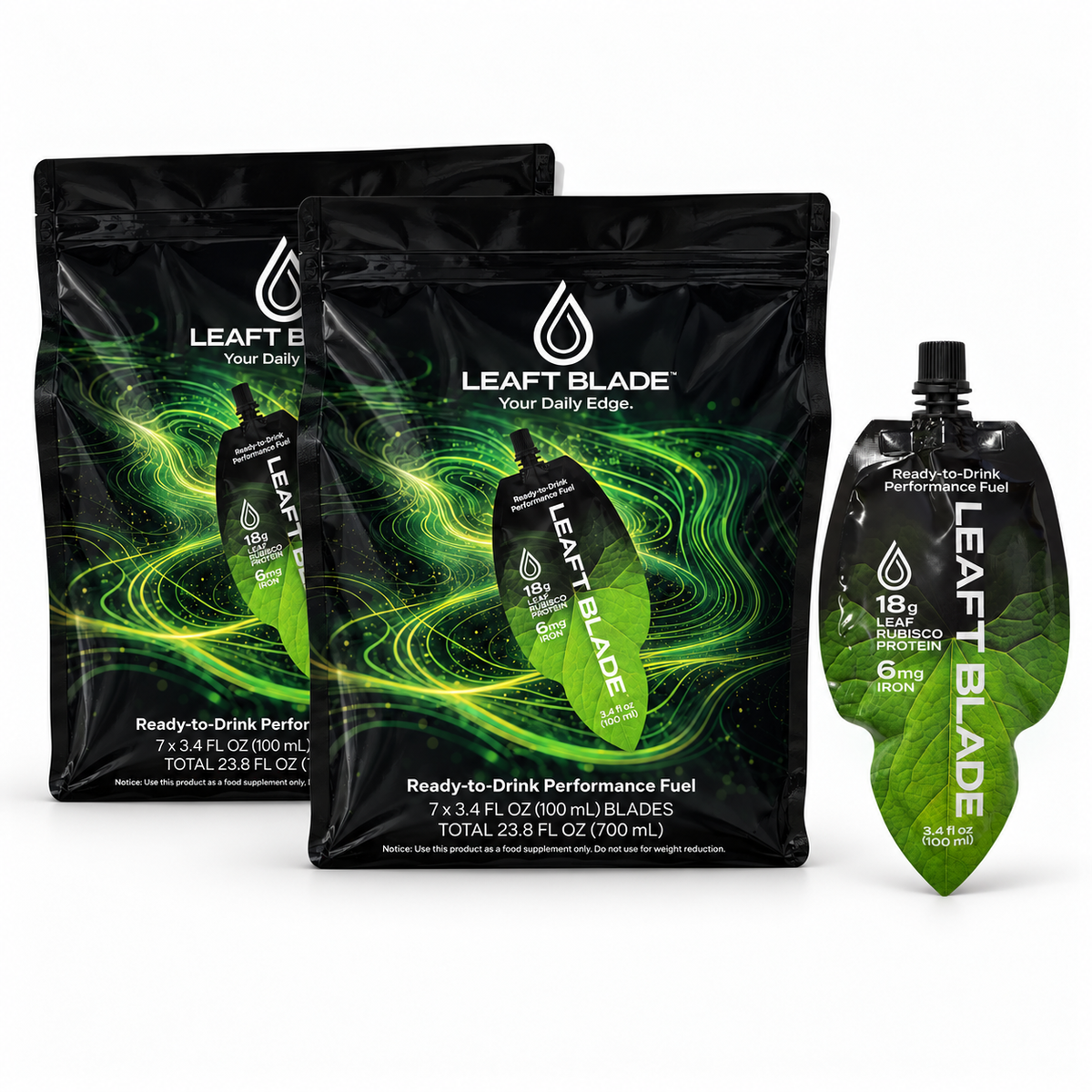 Leaft Blade 14 Blades: two 7-pack bags with a single 100 ml pouch
